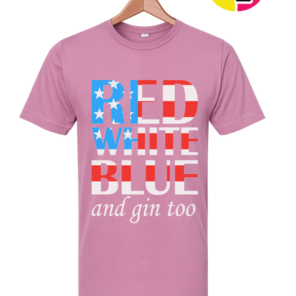 Red White Blue & Gin Too Tee