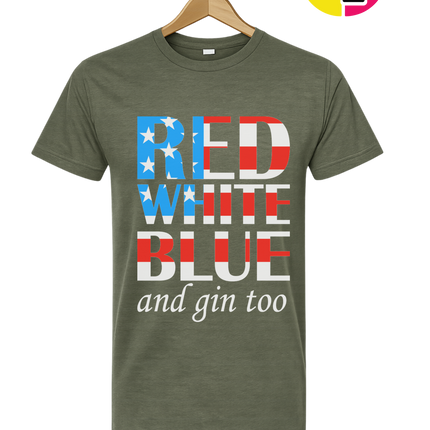 Red White Blue & Gin Too Tee
