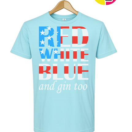 Red White Blue & Gin Too Tee