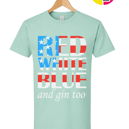 Red White Blue & Gin Too Tee