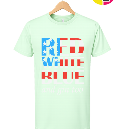 Red White Blue & Gin Too Tee