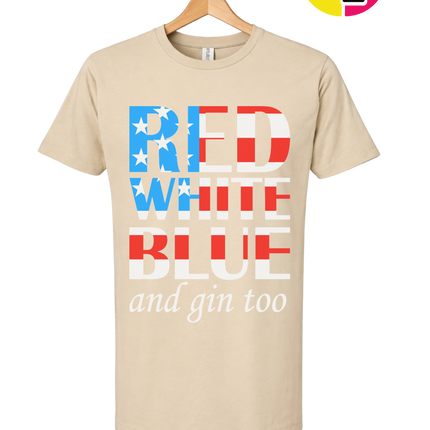Red White Blue & Gin Too Tee