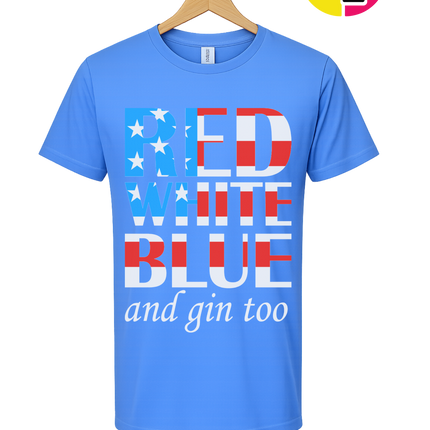 Red White Blue & Gin Too Tee