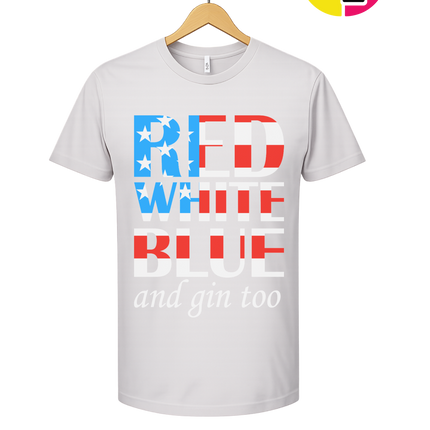 Red White Blue & Gin Too Tee