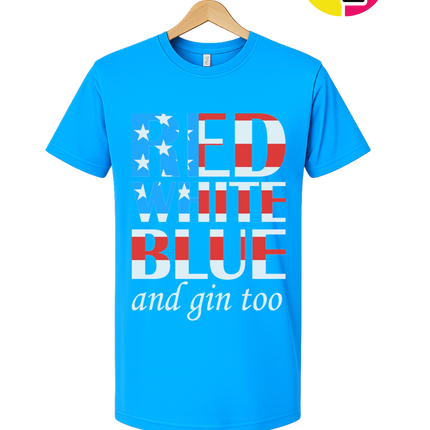 Red White Blue & Gin Too Tee