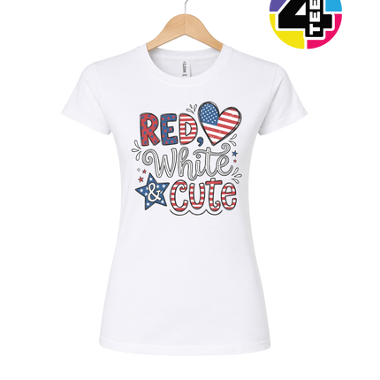 Red White & Cute Women's Tee