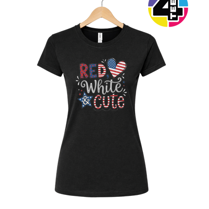 Red White & Cute Women's Tee