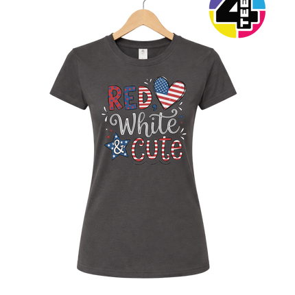 Red White & Cute Women's Tee