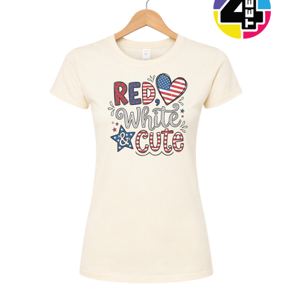 Red White & Cute Women's Tee