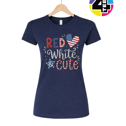 Red White & Cute Women's Tee