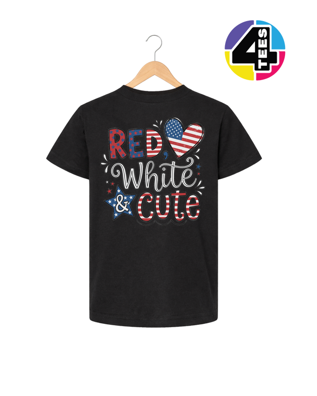 Red White & Cute Youth Tee