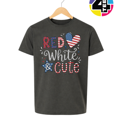 Red White & Cute Youth Tee
