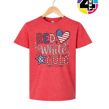 Red White & Cute Youth Tee
