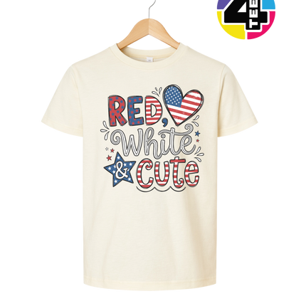 Red White & Cute Youth Tee
