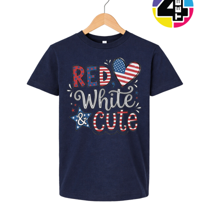 Red White & Cute Youth Tee