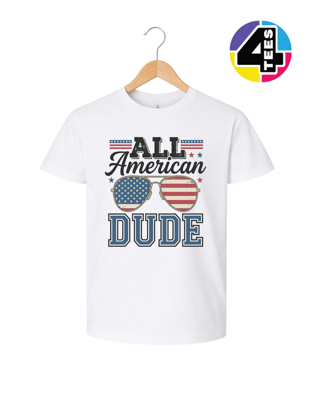 All American Dude Youth Tee
