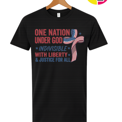 One Nation Liberty Ribbon Tee