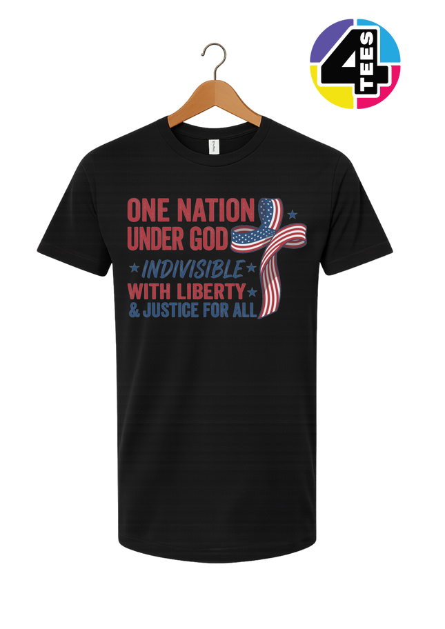 One Nation Liberty Ribbon Tee