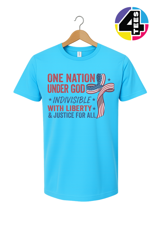 One Nation Liberty Ribbon Tee