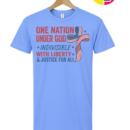 One Nation Liberty Ribbon Tee