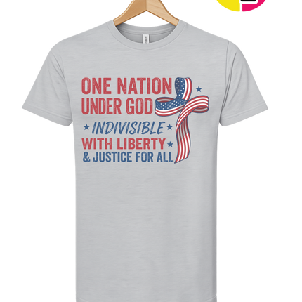 One Nation Liberty Ribbon Tee