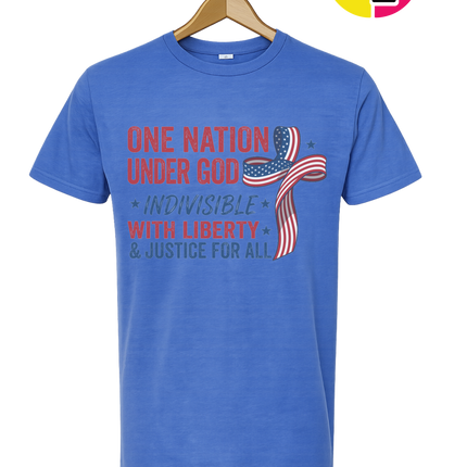 One Nation Liberty Ribbon Tee