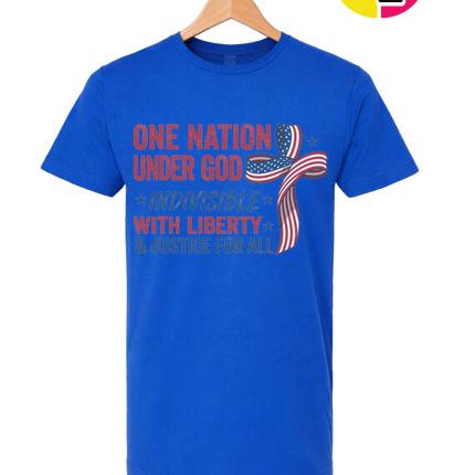 One Nation Liberty Ribbon Tee