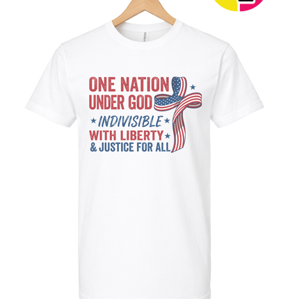 One Nation Liberty Ribbon Tee