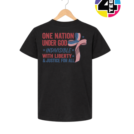 One Nation Liberty Ribbon Youth Tee
