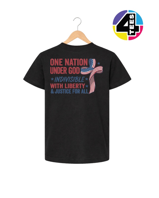 One Nation Liberty Ribbon Youth Tee