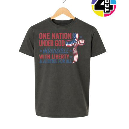 One Nation Liberty Ribbon Youth Tee