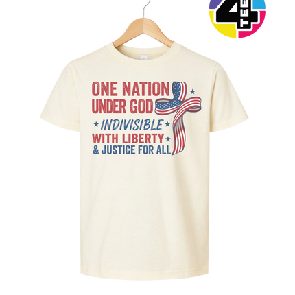 One Nation Liberty Ribbon Youth Tee