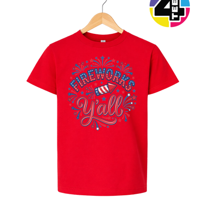 Fireworks Y’all Youth Tee
