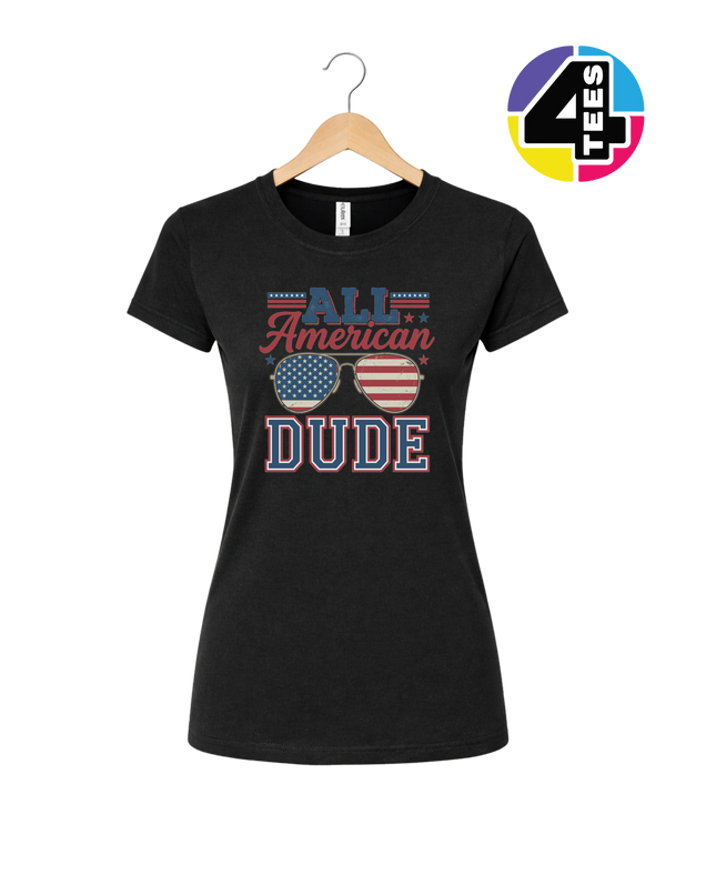 All American Dude Shades Women's Tee