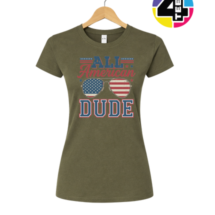All American Dude Shades Women's Tee
