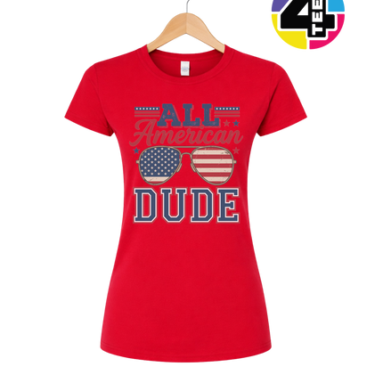 All American Dude Shades Women's Tee