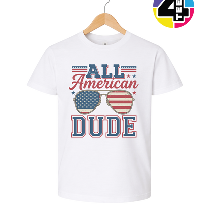 All American Dude Shades Youth Tee