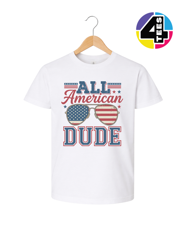 All American Dude Shades Youth Tee