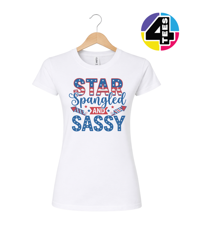 Star Spangled and Sassy Women's Tee