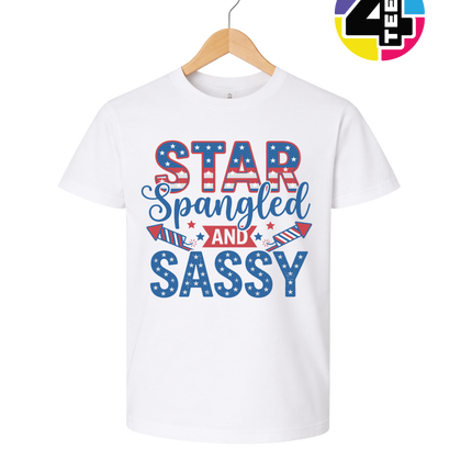 Star Spangled and Sassy Youth Tee