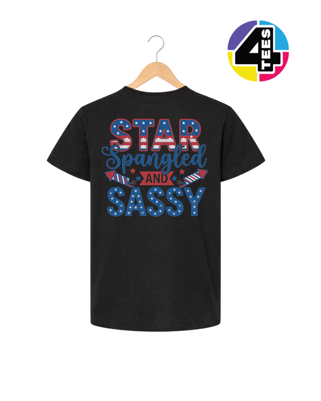 Star Spangled and Sassy Youth Tee