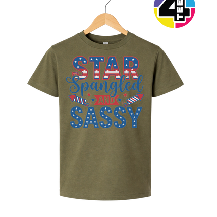 Star Spangled and Sassy Youth Tee