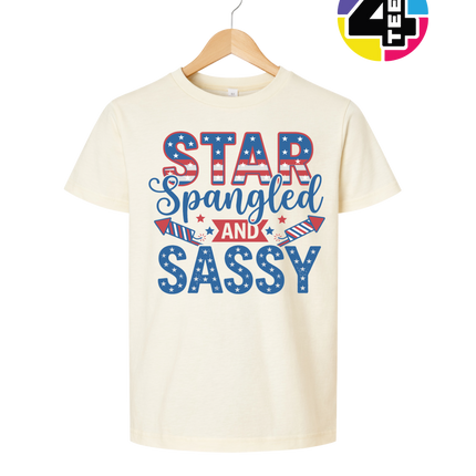 Star Spangled and Sassy Youth Tee
