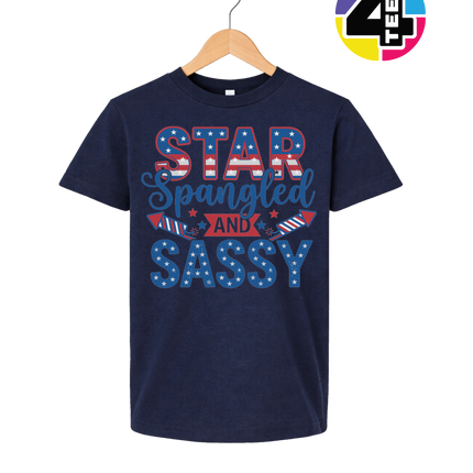 Star Spangled and Sassy Youth Tee