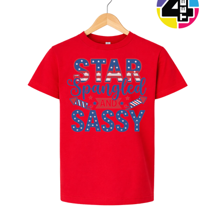 Star Spangled and Sassy Youth Tee