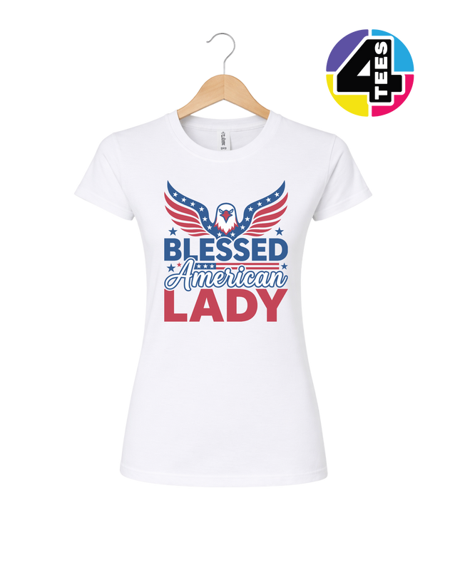 Blessed American Lady Women's Tee