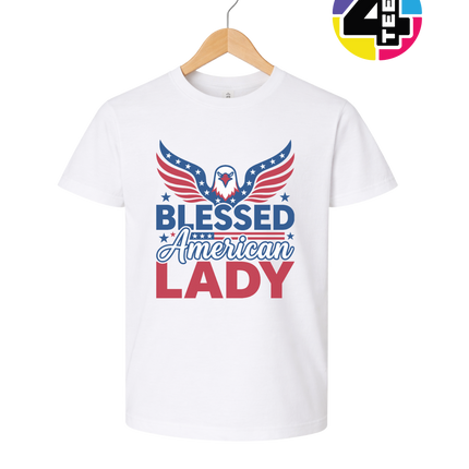 Blessed American Lady Youth Tee