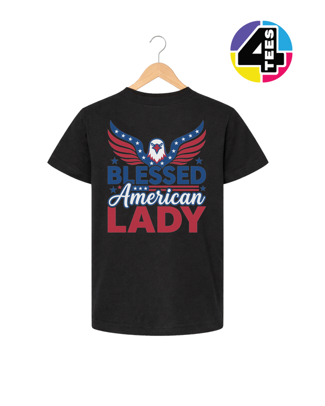 Blessed American Lady Youth Tee