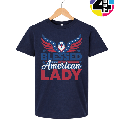 Blessed American Lady Youth Tee