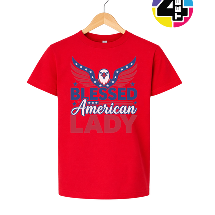 Blessed American Lady Youth Tee